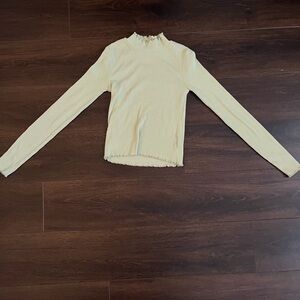 American Eagle Outfitters Light Green Long Sleeve Top